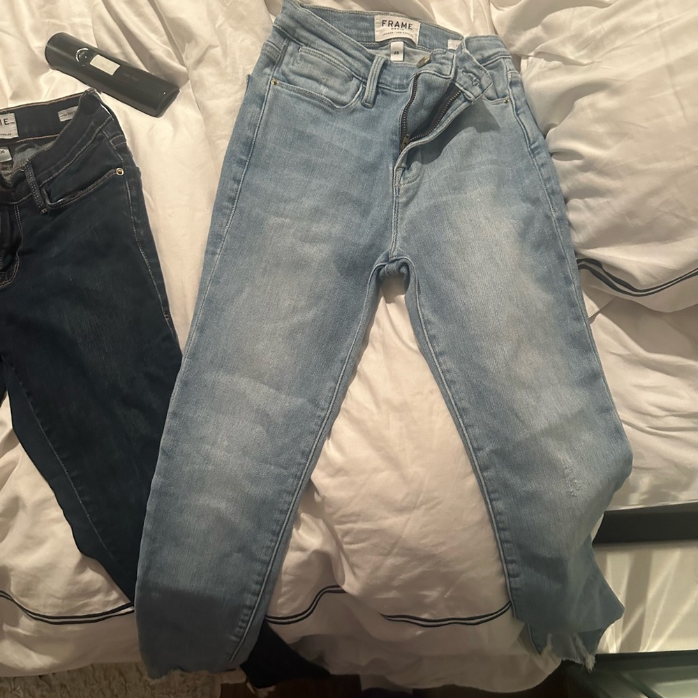Best jeans ever my favorite ones just don’t fit me anymore. They are so cute.